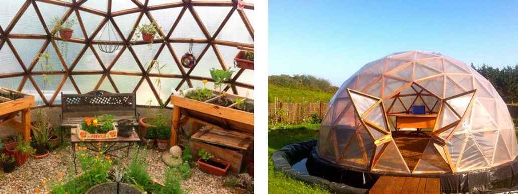 Cómo hacer un domo o cúpula geodésica en el jardín de casa