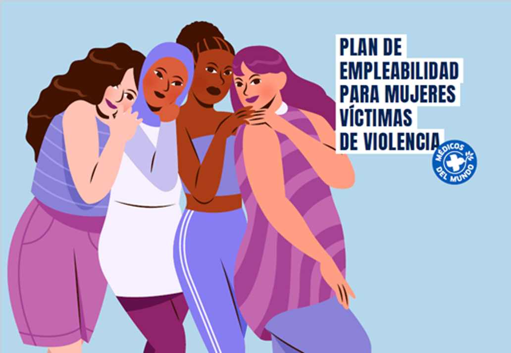 Cartel Plan de empleabilidad para mujeres víctimas de la violencia machista